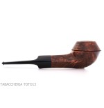 Mastro Geppetto Bulldog shaped pipe straight glossy brown briar - Tobacco Pipes - Natural root