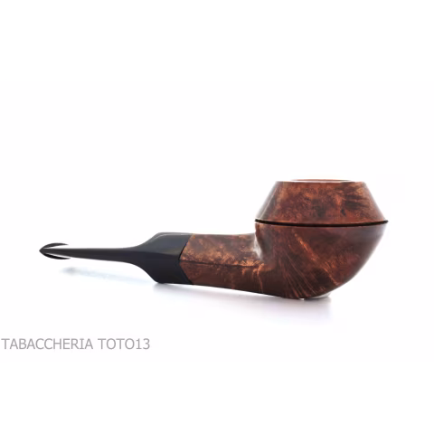 Mastro Geppetto Bulldog shaped pipe straight glossy brown briar - Tobacco Pipes - Natural root