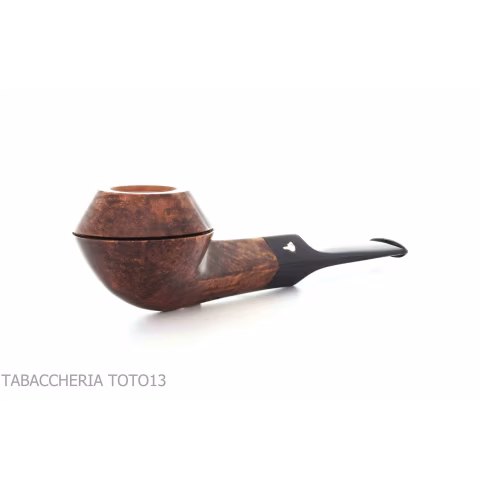 Mastro Geppetto Bulldog shaped pipe straight glossy brown briar - Tobacco Pipes - Natural root