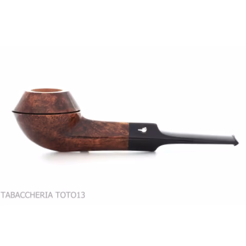 Mastro Geppetto Bulldog shaped pipe straight glossy brown briar - Tobacco Pipes - Natural root