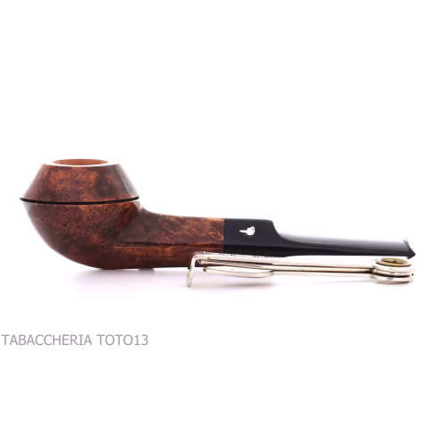 Mastro Geppetto Bulldog shaped pipe straight glossy brown briar - Tobacco Pipes - Natural root