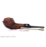 Mastro Geppetto Bulldog shaped pipe straight glossy brown briar - Tobacco Pipes - Natural root