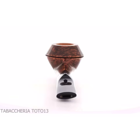 Mastro Geppetto Bulldog shaped pipe straight glossy brown briar - Tobacco Pipes - Natural root