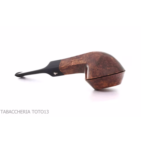 Mastro Geppetto Bulldog shaped pipe straight glossy brown briar - Tobacco Pipes - Natural root