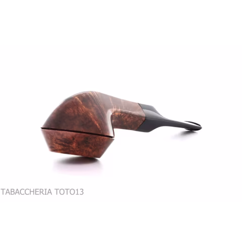 Mastro Geppetto Bulldog shaped pipe straight glossy brown briar - Tobacco Pipes - Natural root