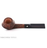 Mastro Geppetto Bulldog shaped pipe straight glossy brown briar - Tobacco Pipes - Natural root