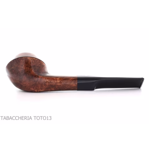 Mastro Geppetto Bulldog shaped pipe straight glossy brown briar - Tobacco Pipes - Natural root