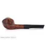 Mastro Geppetto Bulldog shaped pipe straight glossy brown briar - Tobacco Pipes - Natural root