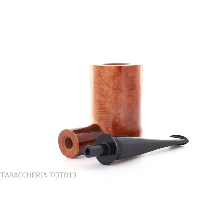 Amorelli pipe Billard racine lisse naturelle droite, série Frac - Pipe Pour le Tabac - Racine naturelle
