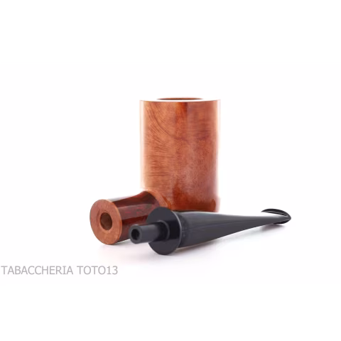 Amorelli pipe Billiard shape straight natural smooth briar, Frac series - Tobacco Pipes - Natural root
