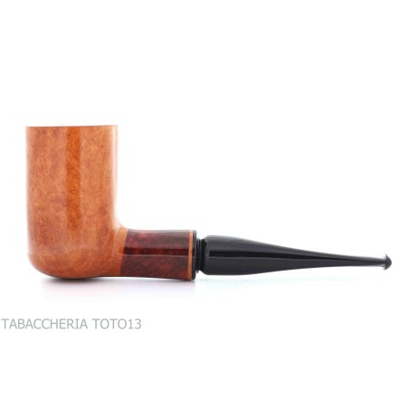 Amorelli pipe Billiard shape straight natural smooth briar, Frac series - Tobacco Pipes - Natural root