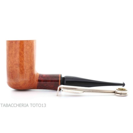 Amorelli pipe Billard racine lisse naturelle droite, série Frac - Pipe Pour le Tabac - Racine naturelle