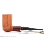 Amorelli pipe Billard racine lisse naturelle droite, série Frac - Pipe Pour le Tabac - Racine naturelle