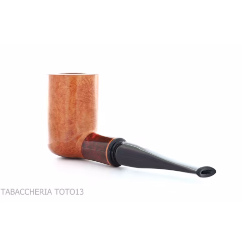 Amorelli pipe Billard racine lisse naturelle droite, série Frac - Pipe Pour le Tabac - Racine naturelle