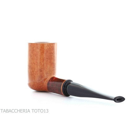Amorelli pipe Billiard shape straight natural smooth briar, Frac series - Tobacco Pipes - Natural root