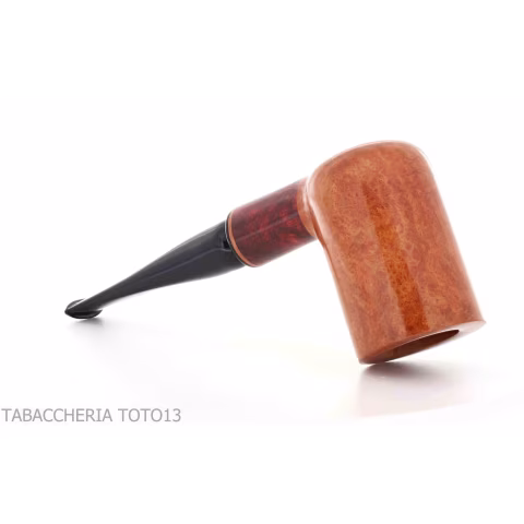 Amorelli pipe Billiard shape straight natural smooth briar, Frac series - Tobacco Pipes - Natural root