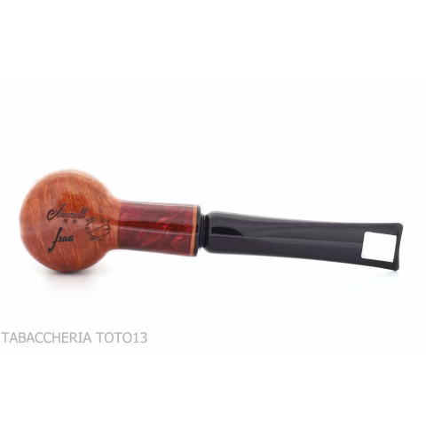Amorelli pipe Billiard shape straight natural smooth briar, Frac series - Tobacco Pipes - Natural root