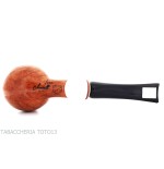 Amorelli pipe Brandy shape curved natural smooth root, Frac series - Tobacco Pipes - Natural root