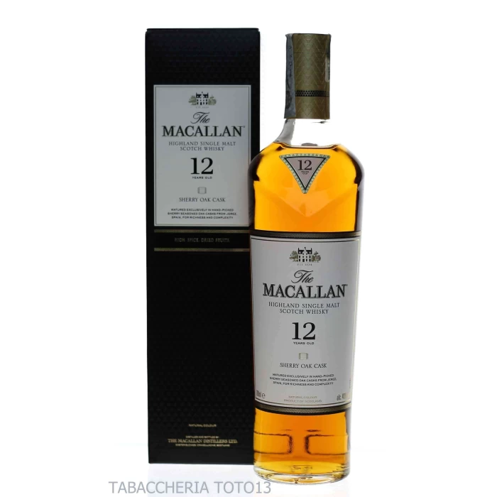MACALLAN DISTILLERY - Macallan 12 y.o. sherry oak cask Vol.40% Cl.70
