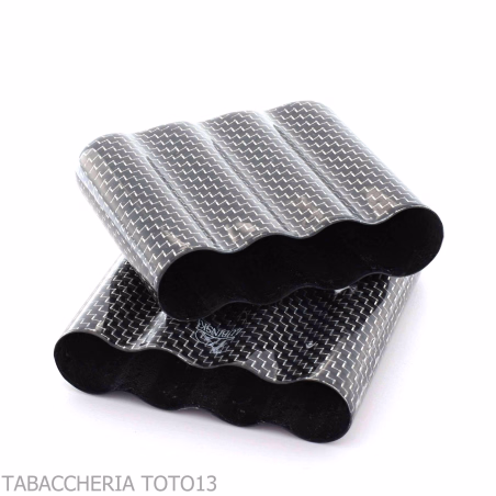 Pocket cigar case in titanium and carbon fiber - Accessories for Tuscan Cigars