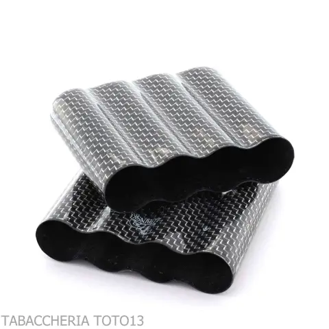 Pocket cigar case in titanium and carbon fiber - Accessories for Tuscan Cigars