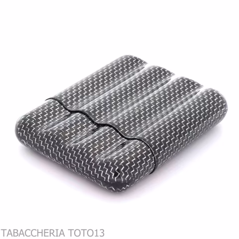 Pocket cigar case in titanium and carbon fiber - Accessories for Tuscan Cigars