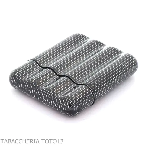 Pocket cigar case in titanium and carbon fiber - Accessories for Tuscan Cigars