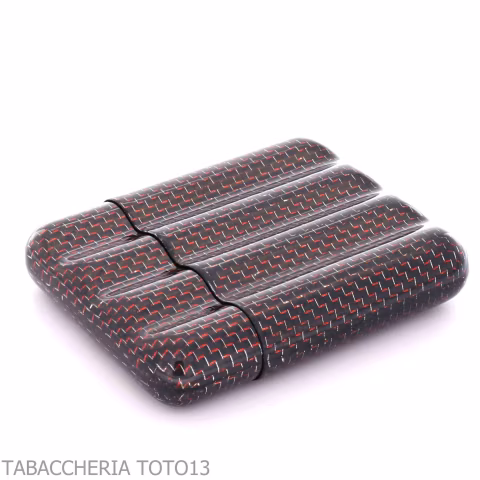 Pocket cigar case in titanium and carbon fiber - Accessories for Tuscan Cigars