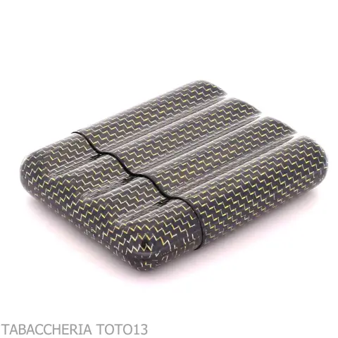 Pocket cigar case in titanium and carbon fiber - Accessories for Tuscan Cigars