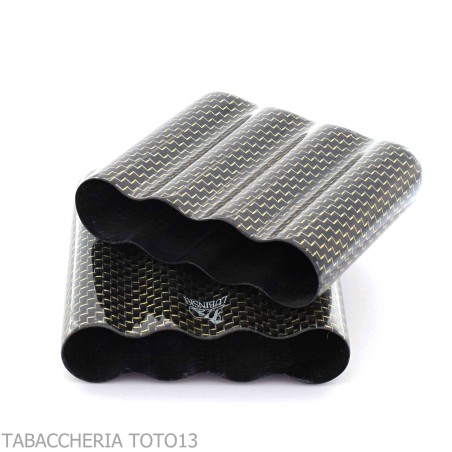 Étui à cigares de poche en titane et fibre de carbone - Accessoires pour cigares toscans