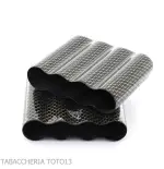 Estuche para puros de bolsillo en titanio y fibra de carbono - Accesorios para cigarros toscanos