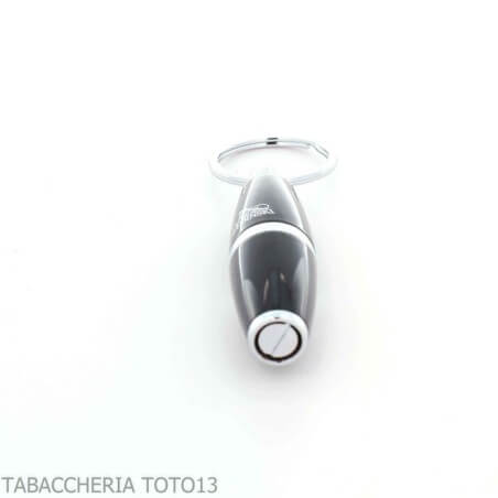 Lubinski Buca Cigares OLIVE 8mm Laque noire avec porte-clés Lubinski Coupe-cigares et guillotines