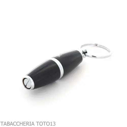 Lubinski bucasigari oliva 8mm lacca nera con portachiavi - Accessori Per Sigari
