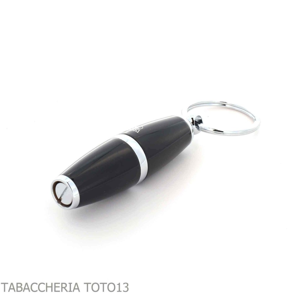 Lubinski bucasigari oliva 8mm lacca nera con portachiavi - Accessori Per Sigari