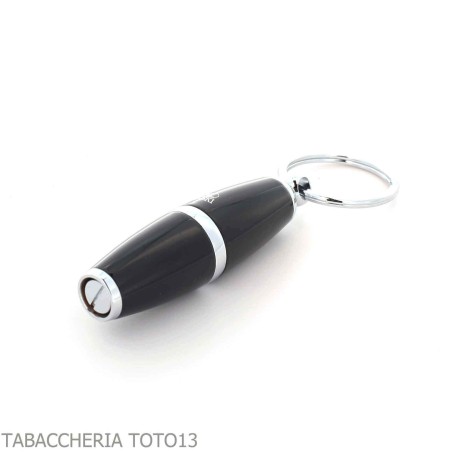 Lubinski bucasigari oliva 8mm lacca nera con portachiavi - Accessori Per Sigari