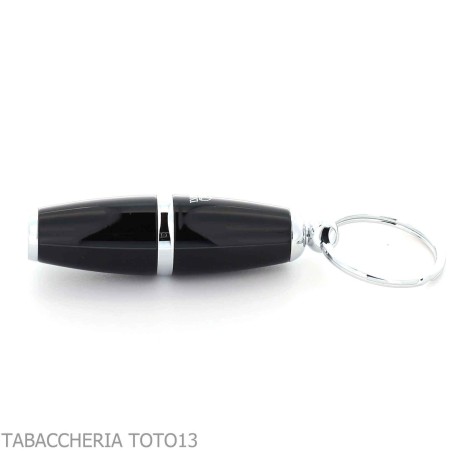Lubinski bucasigari oliva 8mm lacca nera con portachiavi - Accessori Per Sigari