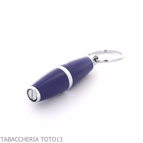Perforateur à cigares Lubinski 8 mm, laque bleue, avec anneau porte-clés - Accessoires Cigare - Métal