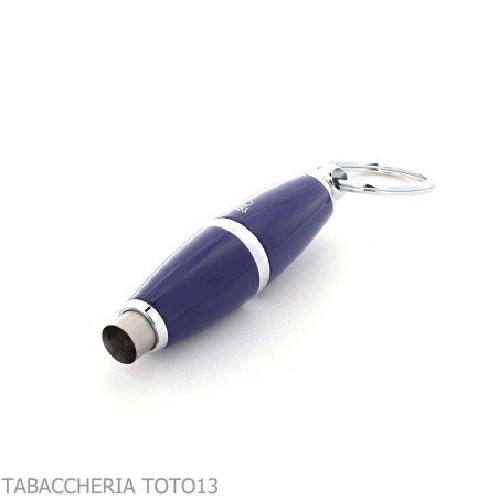 Perforateur à cigares Lubinski 8 mm, laque bleue, avec anneau porte-clés - Accessoires Cigare - Métal