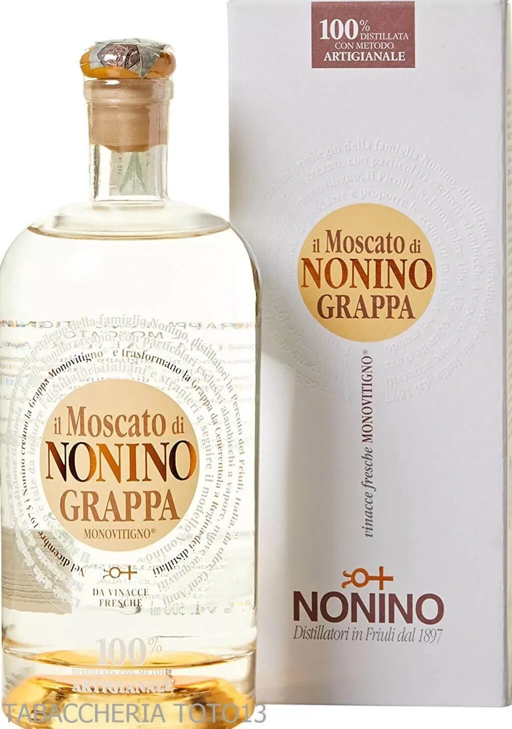 grappa bottle single-variety Moscato selling | Nonino 500ml Online