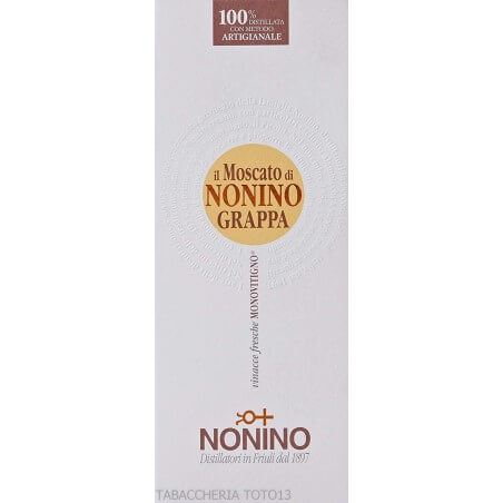 Nonino Grappa sortenrein Moscato Vol.41% Cl.70 Nonino Distillatori Grappe