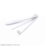 Limpiapipas de cuchara larga y fina en acero inoxidable tres usos - Accesorios para pipas de tabaco