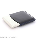 St. Dupont Derby Zigarillos Etui aus Metall und schwarzem Leder mit Dekoration 8 Plätze - Zubehör Für Zigaretten Und Rolling