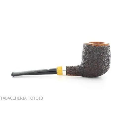 Pipe Fiamma di Re Billiard in briar partially rustic - Tobacco Pipes - Natural root