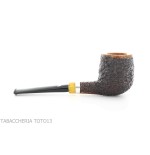 Pipe Fiamma di Re Billiard in briar partially rustic - Tobacco Pipes - Natural root
