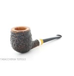 Pipe Fiamma di Re Billiard in briar partially rustic - Tobacco Pipes - Natural root