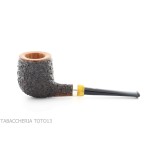 Pipe Fiamma di Re Billiard in briar partially rustic - Tobacco Pipes - Natural root