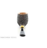 Pipe Fiamma di Re Billiard in briar partially rustic - Tobacco Pipes - Natural root