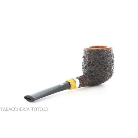 Pipe Fiamma di Re Billiard in briar partially rustic - Tobacco Pipes - Natural root
