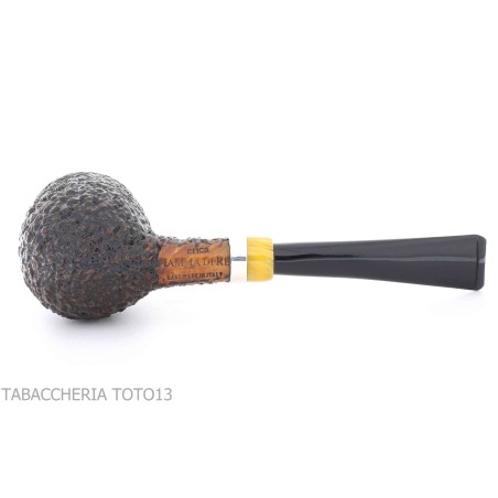 Pipe Fiamma di Re Billiard in briar partially rustic - Tobacco Pipes - Natural root