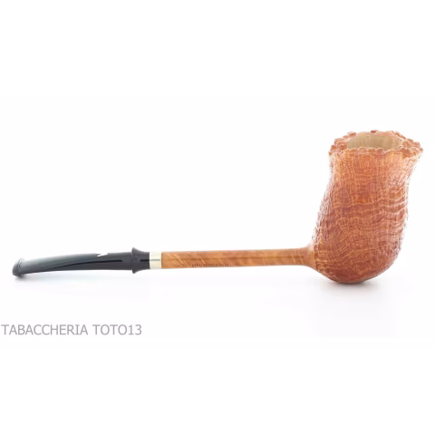 Flame of King Pipe Serie de lápices en brezo pulido con chorro de arena - Pipas de Tabaco